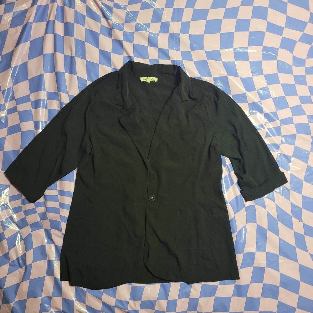 FREE W/ PURCHASE True Freedom XL Semi-sheer Blazer Style Lightweight Cover